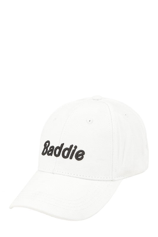 BADDIE Embroidery Cotton Cap Coco’s Tee Boutique